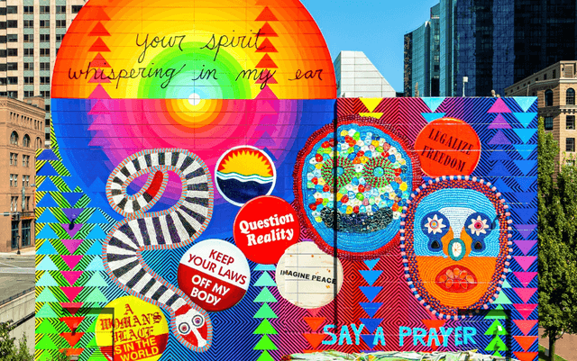Jeffrey Gibson, your spirit whispering in my ear (2024)