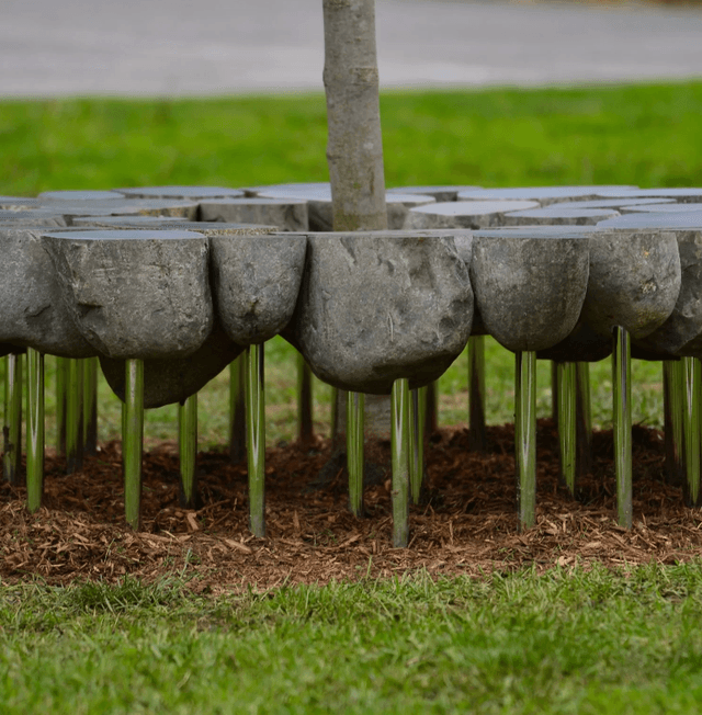 Ekene Ijeoma, Stone Circle Bench (2025)