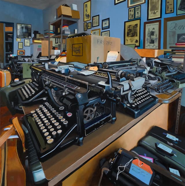 Working: An Artist Paints Places Where People Get Things Done