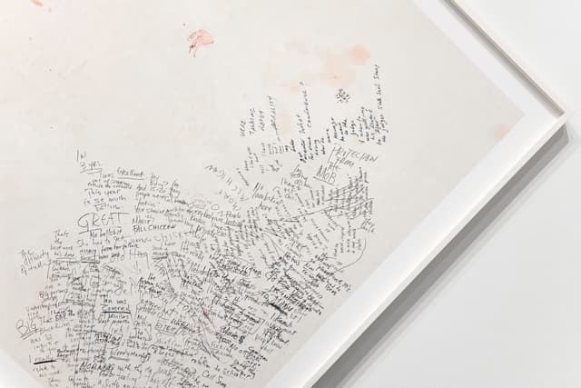 Joseph Grigely: One Wall, One Work