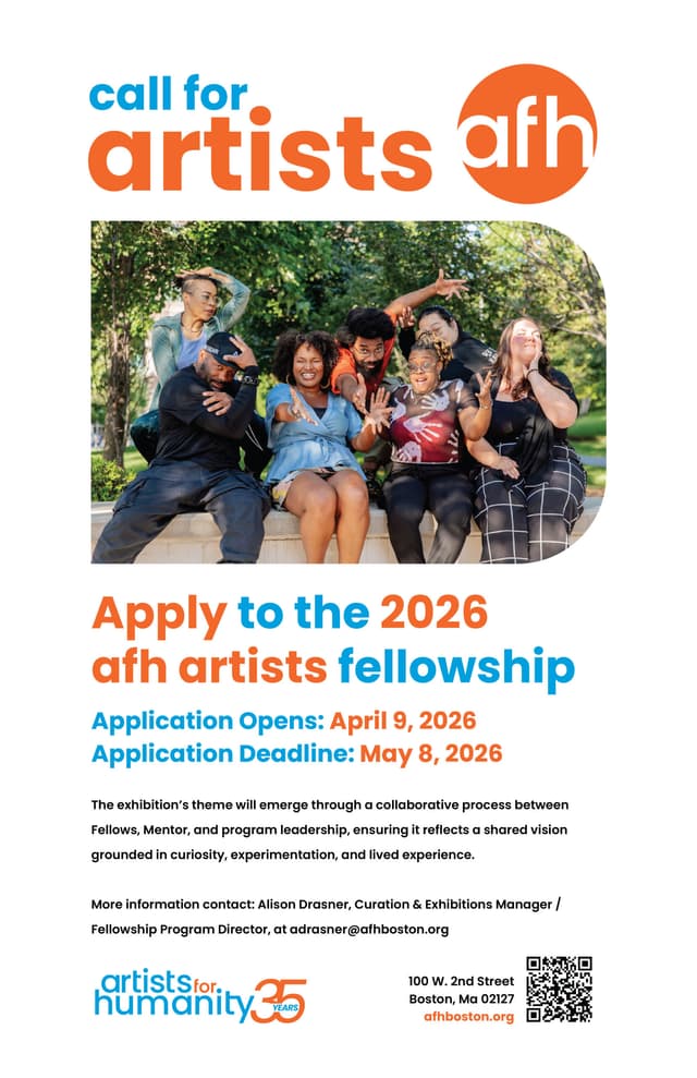 Call for Artists: Apply to the 2026 AFH Artists Fellowship